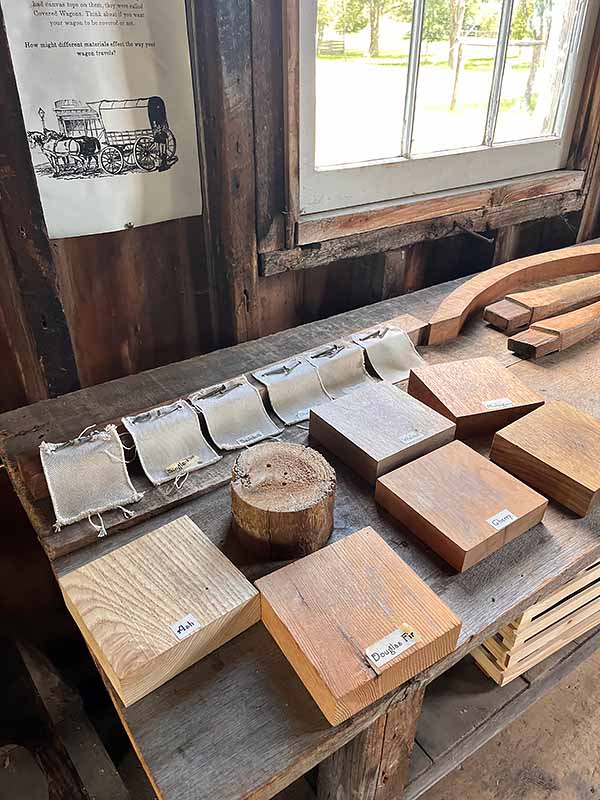 Wagon Shop Materials